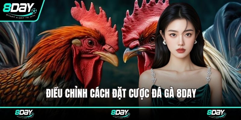 Điều chỉnh cách đặt cược đá gà 8DAY