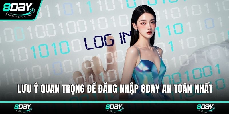 Lưu ý quan trọng để đăng nhập 8DAY an toàn nhất