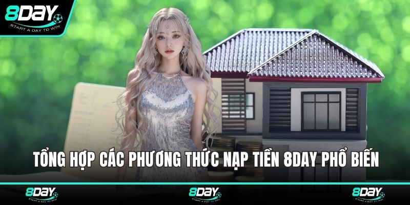 Tổng hợp các phương thức nạp tiền 8DAY phổ biến